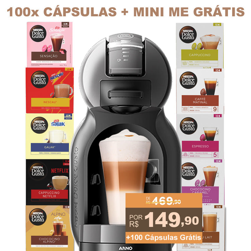 Cafeteira Expresso Nescafé Dolce Gusto + 100 Capsulas (PROMOÇÃO EXCLUSIVA!)