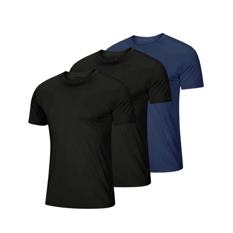 Kit 3 Camisetas FitneSmart™ - Anti-Suor e Anti Odor