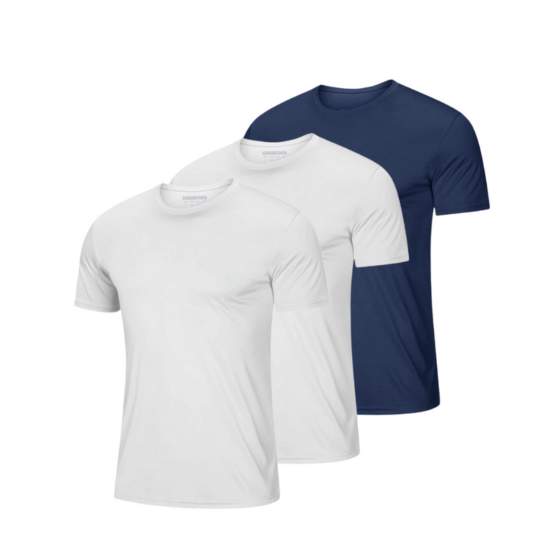 Kit 3 Camisetas FitneSmart™ - Anti-Suor e Anti Odor