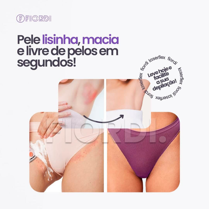 Depilador Indolor 2 em 1 - LaserFlex™ + [Brinde Exclusivo]