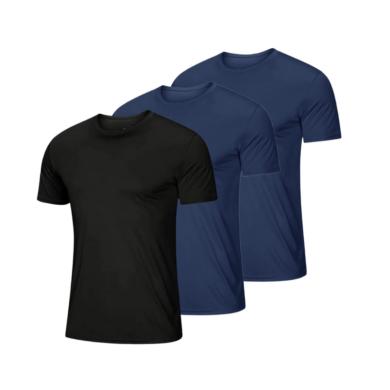 Kit 3 Camisetas FitneSmart™ - Anti-Suor e Anti Odor