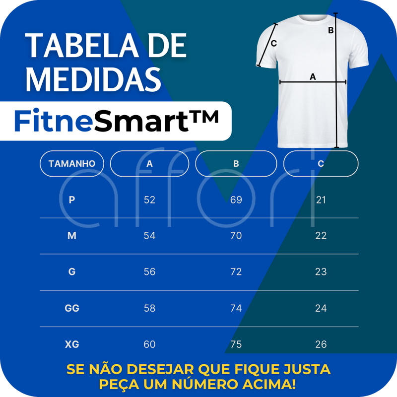 Kit 3 Camisetas FitneSmart™ - Anti-Suor e Anti Odor