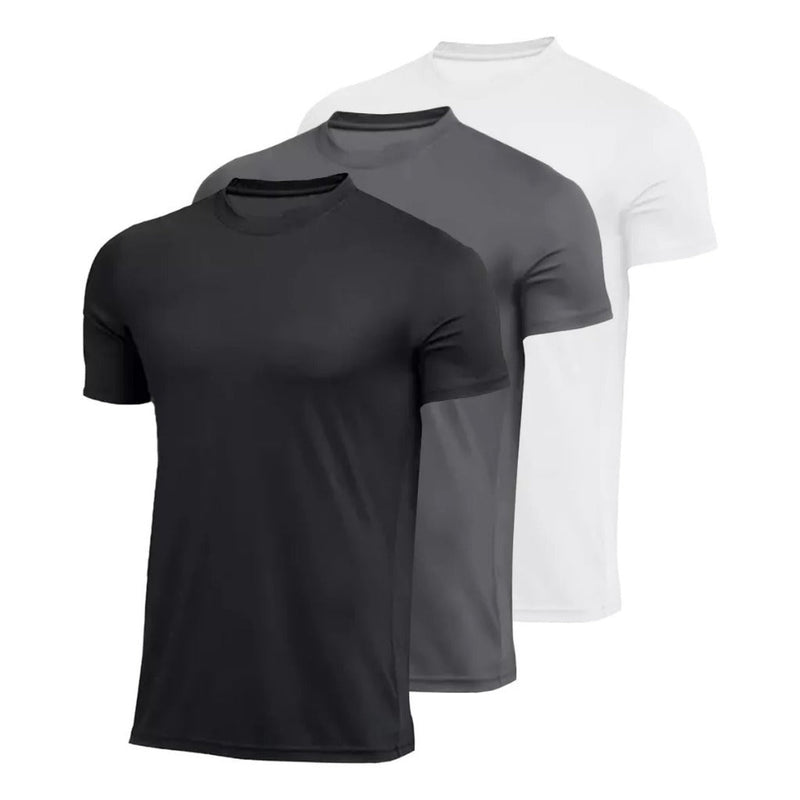 Kit 3 Camisetas FitneSmart™ - Anti-Suor e Anti Odor