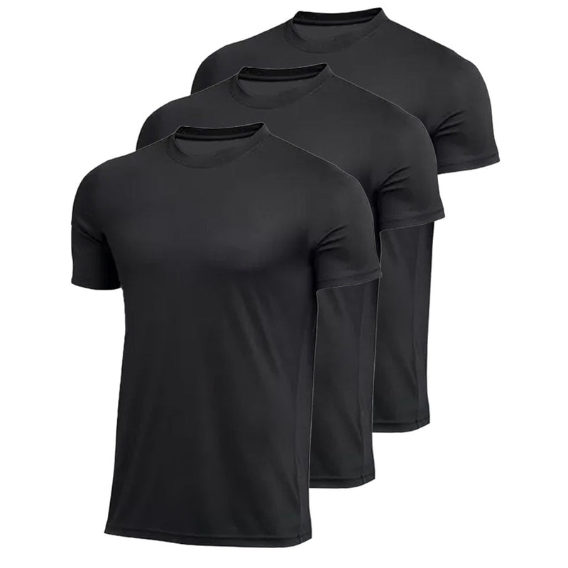 Kit 3 Camisetas FitneSmart™ - Anti-Suor e Anti Odor